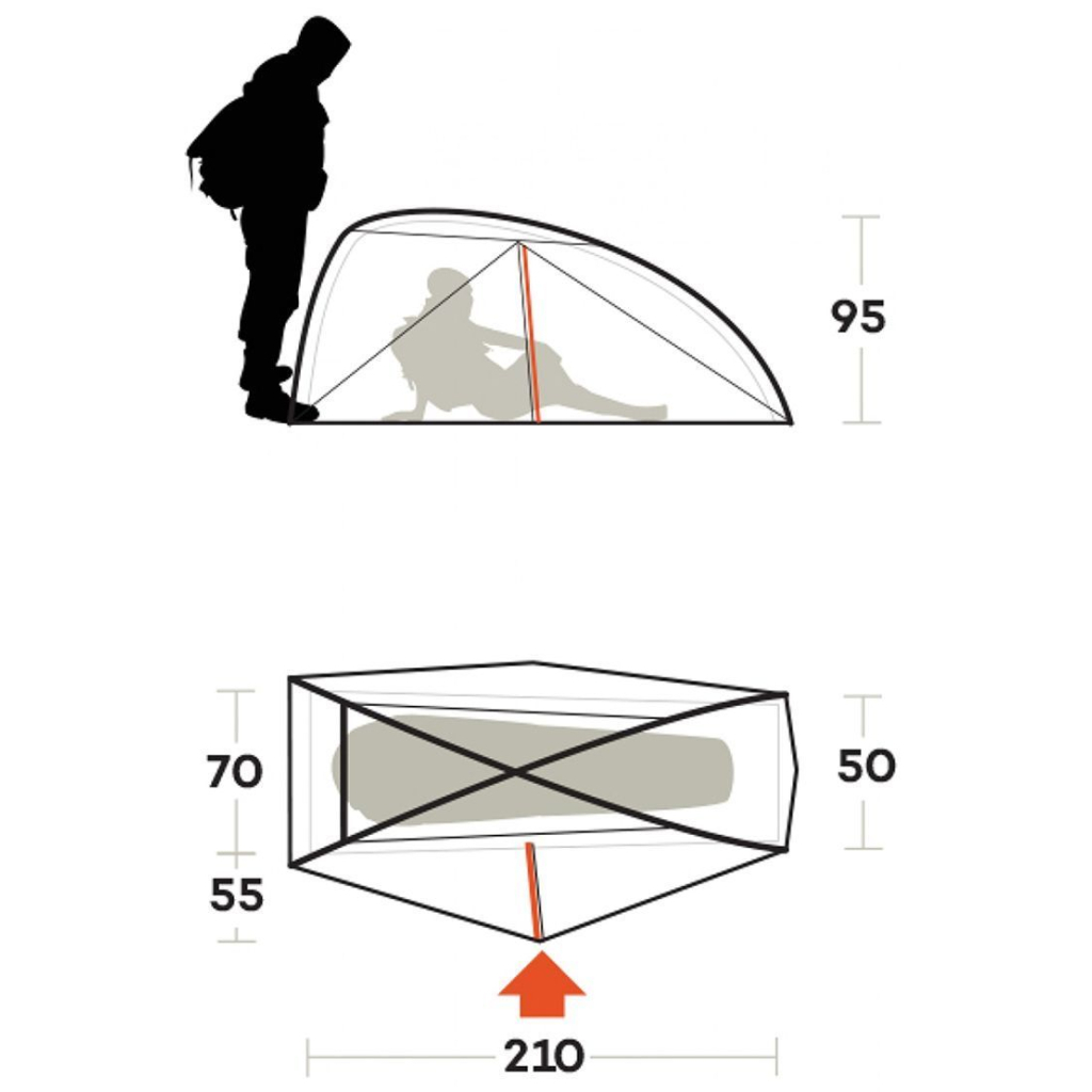 Намет Ferrino Nemesi 1 Pro Green (91211QVVFR) (931776) - зображення 2