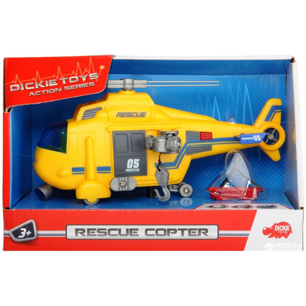 Спецтехніка Dickie Toys Гелікоптер Рятувальна служба (3302003) - зображення 3