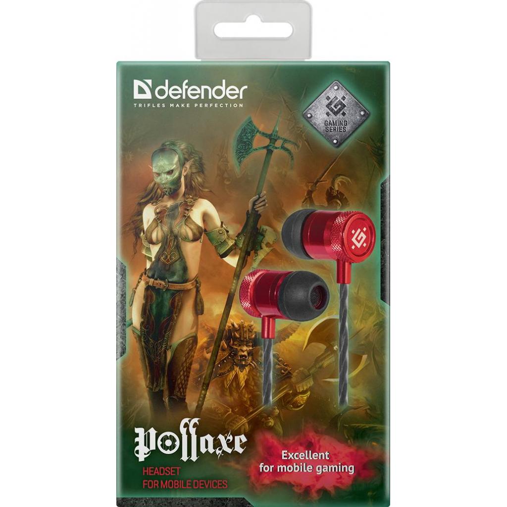 Навушники Defender Pollaxe Black-Red (64453) - зображення 3