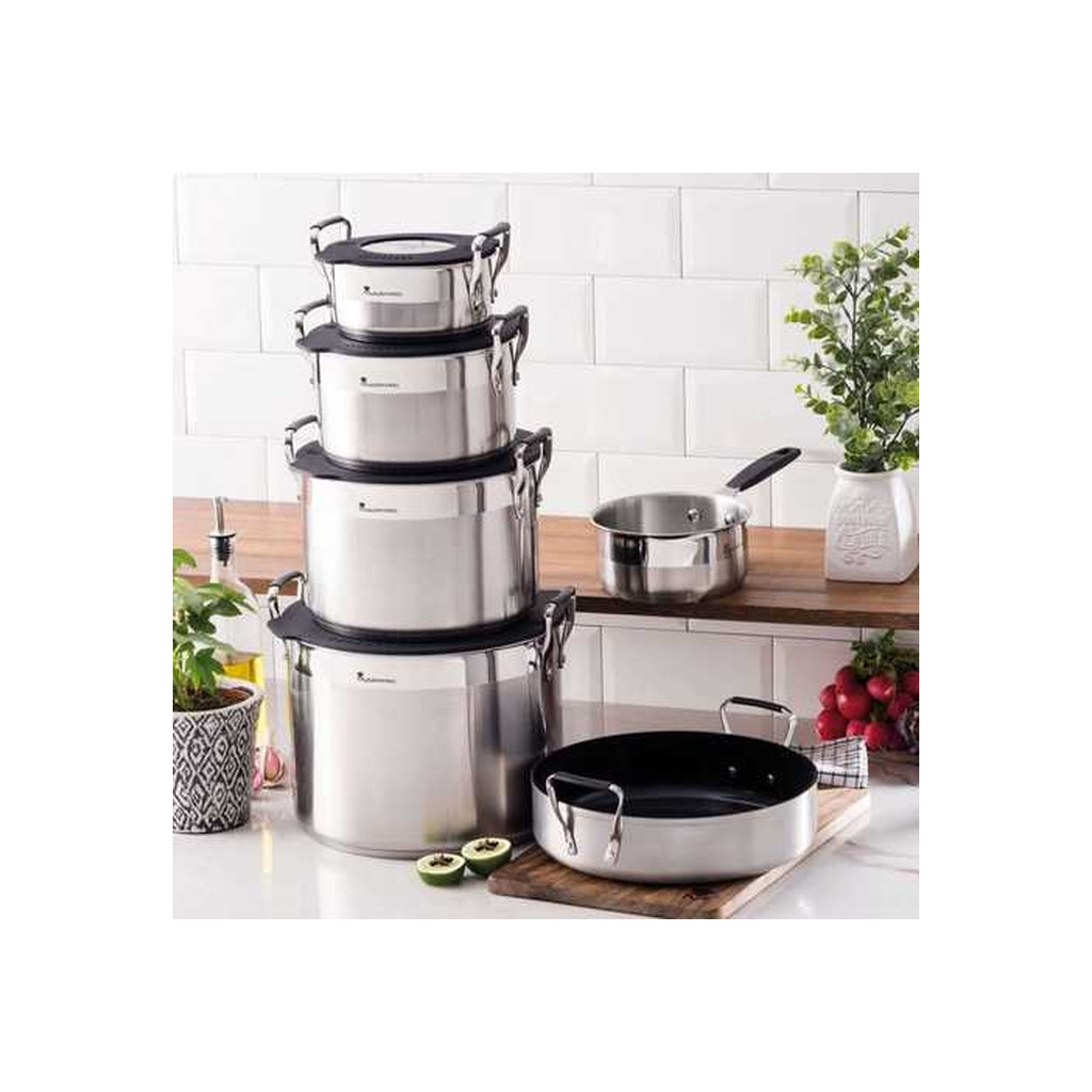 Каструля MasterPro Smart з кришкою 12.9 л (BGEU-3780) - зображення 5