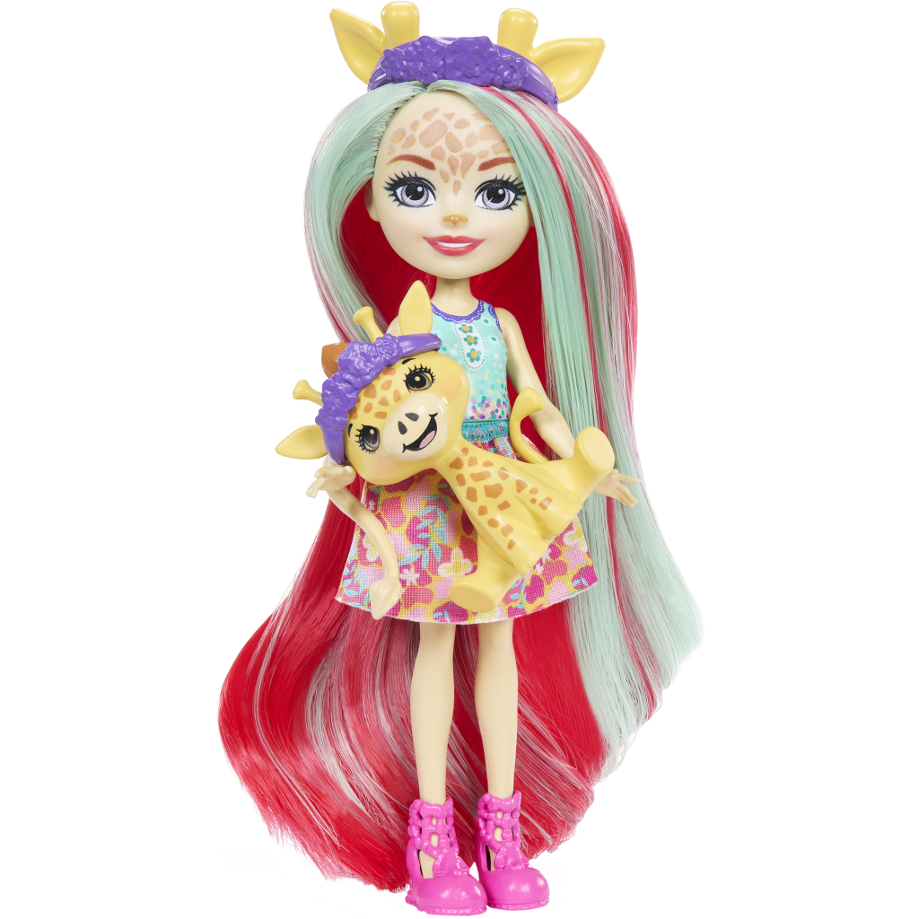 Лялька Enchantimals Гламурні зачіски Жирафа Джилліан (HNV29) - изображение 1