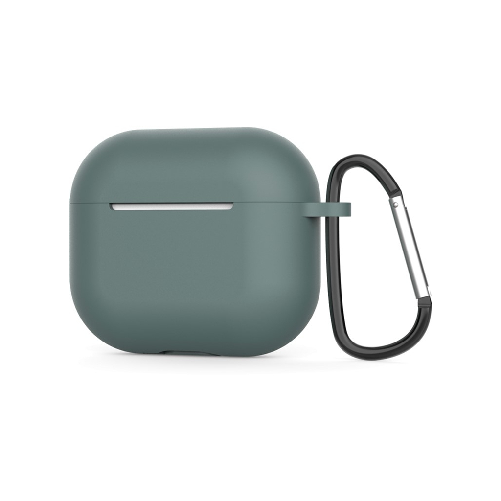 Чохол для навушників BeCover Silicon для Apple AirPods (3nd Gen) Deep Green (707179) - зображення 2