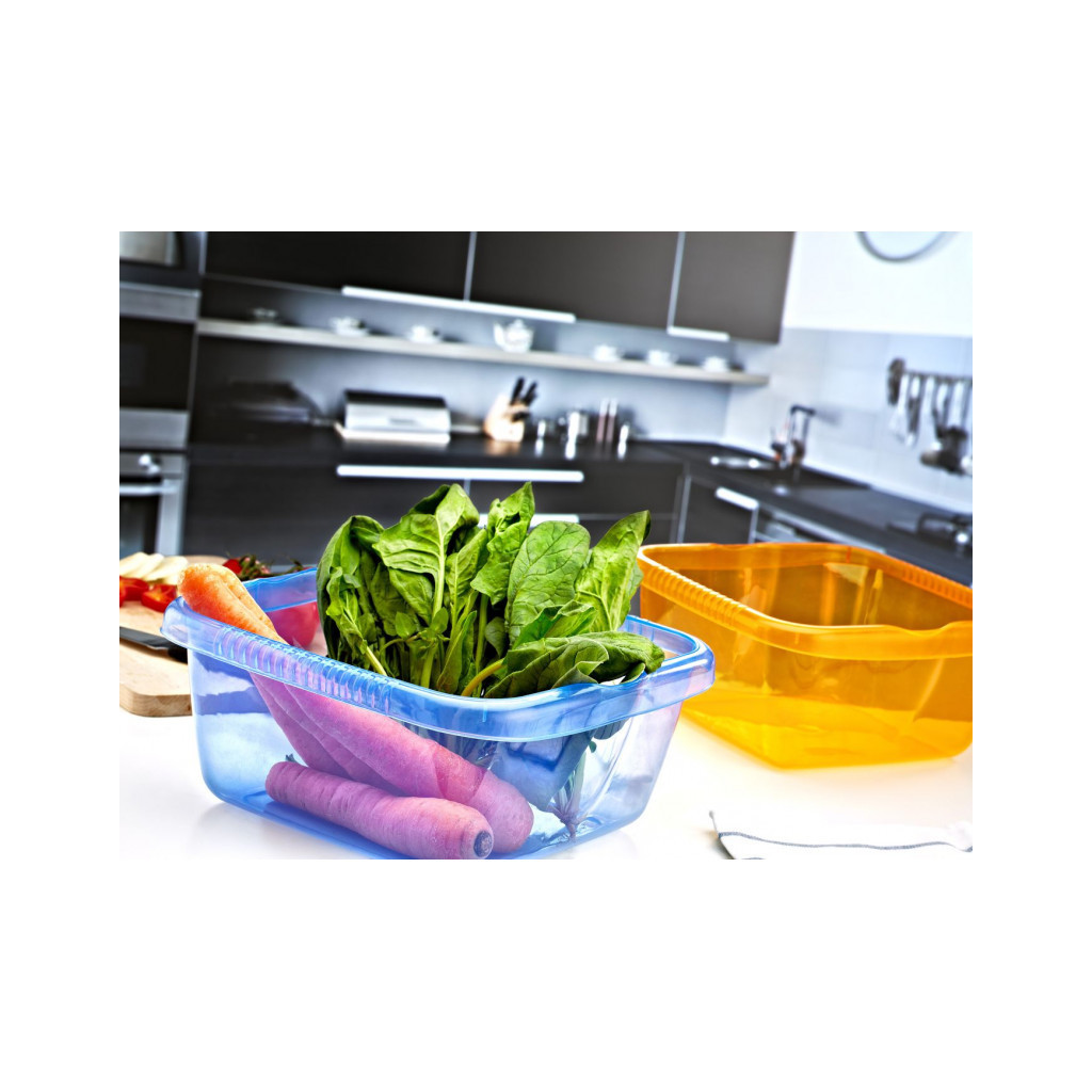 Таз Irak Plastik Квадратний Прозорий 4.5 л (5230) - зображення 2