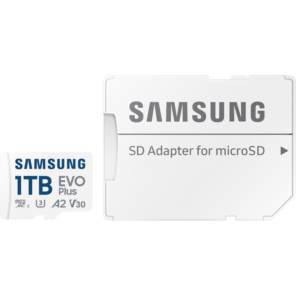 Карта пам'яті Samsung 1TB microSDXC Class UHS-I U3 V30 A2 EVO Plus + SD Adapter (MB-MC1T0SA/EU) - зображення 5