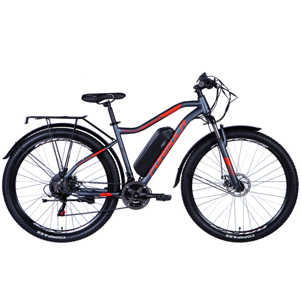Електровелосипед Formula eHEAVY DUTY AM DD 29" 19" 36B 12.5А*г St 2024 Сіро-червоний (ELB-FR-29-185) - зображення 1