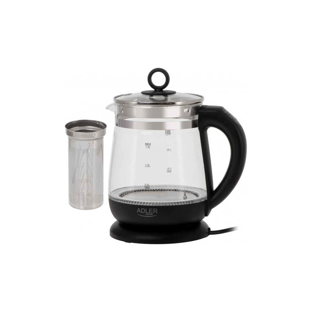 Електрочайник Adler AD 1299 black (AD1299b) - зображення 5