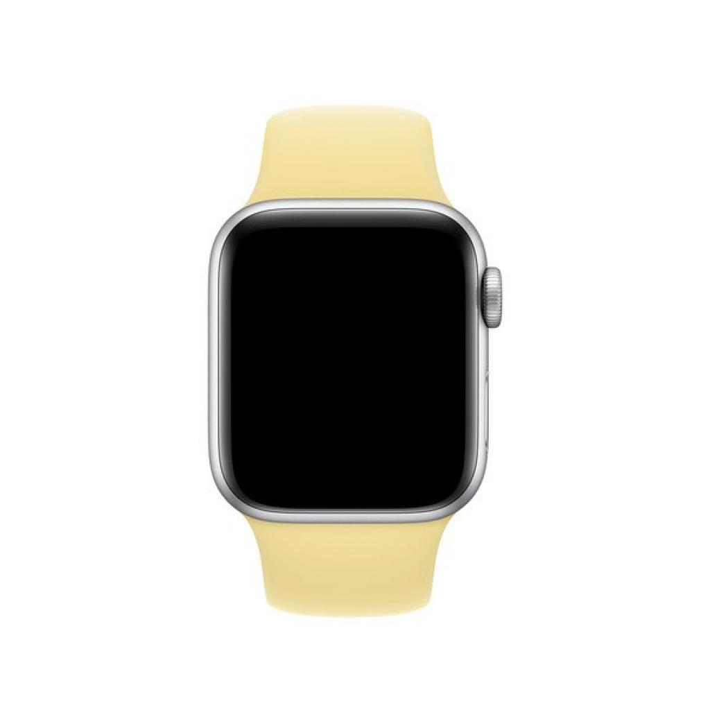 Ремінець до смарт-годинника Apple 40mm Sport Band Lemon Cream - S/M & M/L (MWUU2ZM/A) - зображення 2