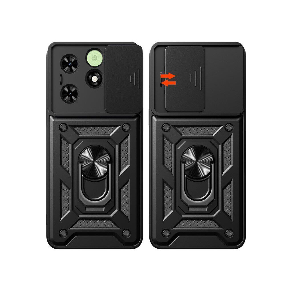 Чохол до мобільного телефона BeCover Military Tecno Spark Go 2024 (BG6) Black (710684) - зображення 2