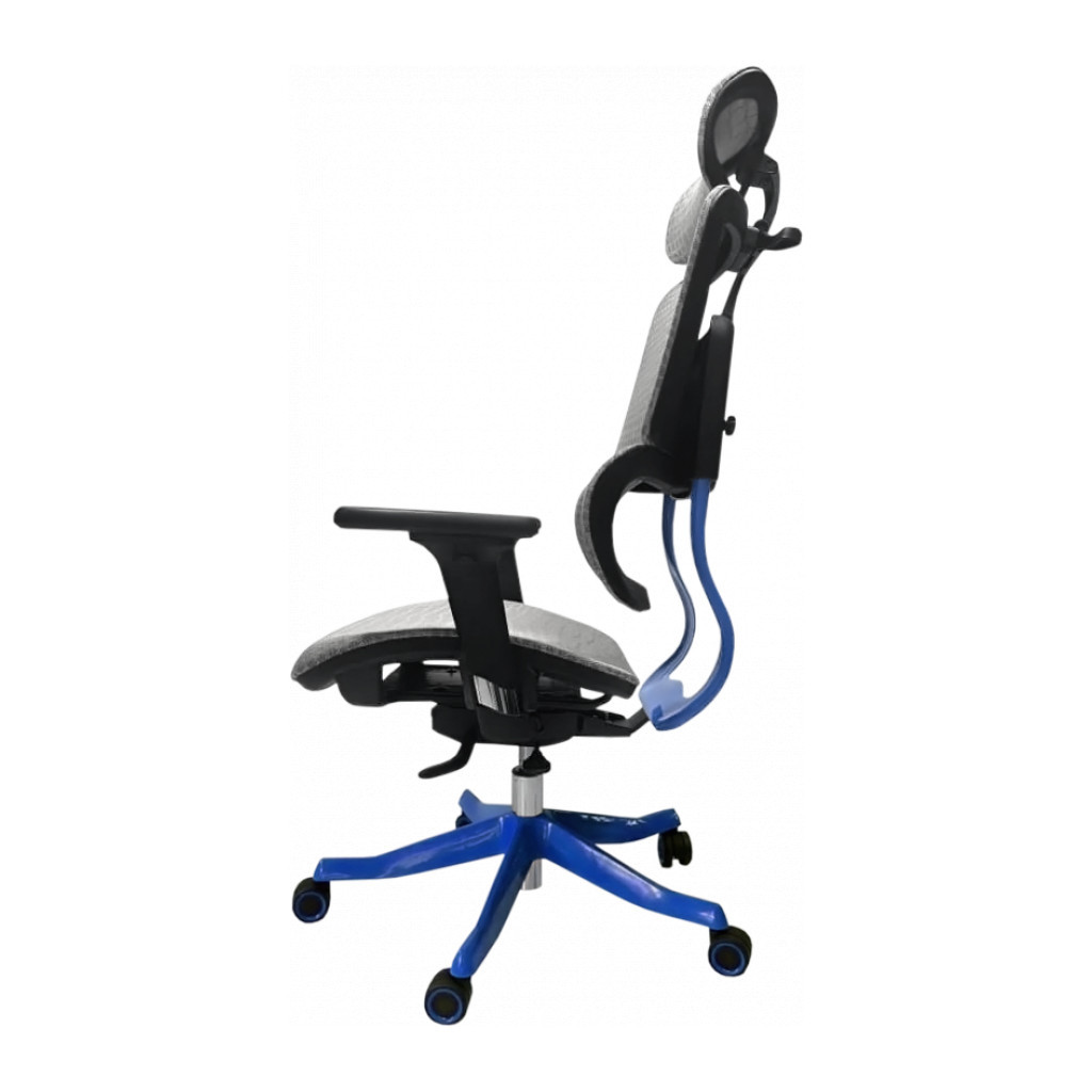 Офісне крісло GT Racer X-626 Gray/Blue - зображення 4