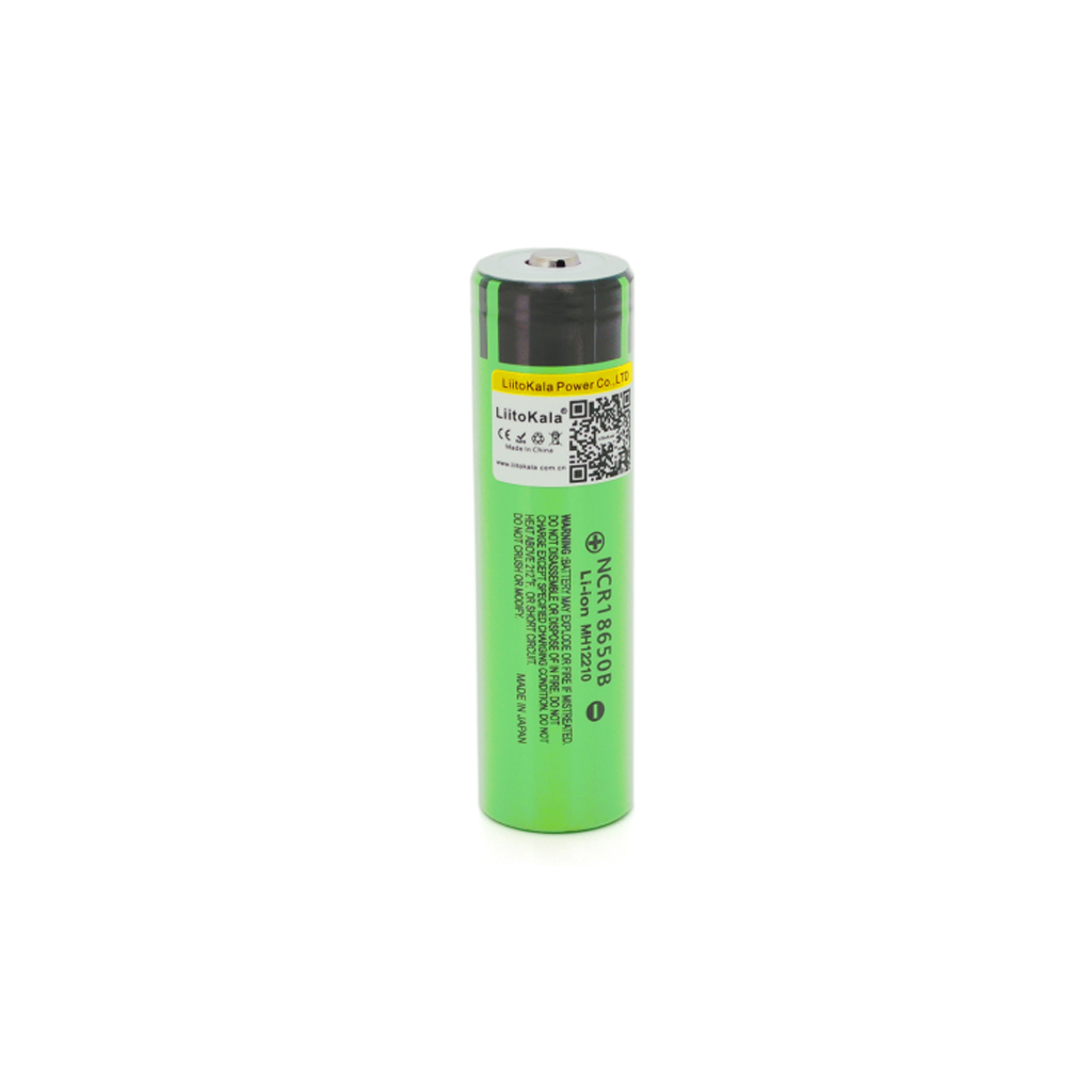Акумулятор 18650 3400mAh (3200-3400mah), 3.7V (2.75-4.2V), green, OEM Liitokala (Lii-34B-JT) - зображення 1
