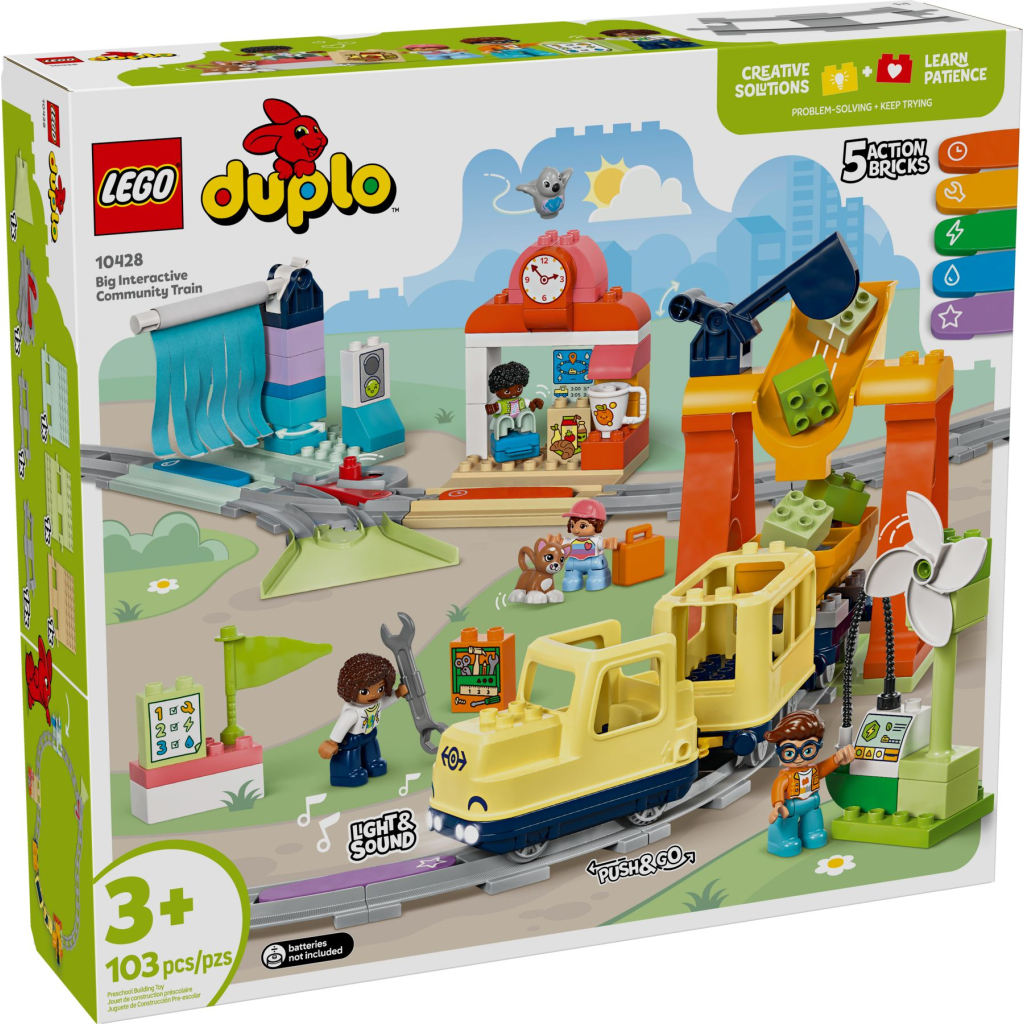 Конструктор LEGO DUPLO Town Великий інтерактивний громадський потяг (10428-) - зображення 1