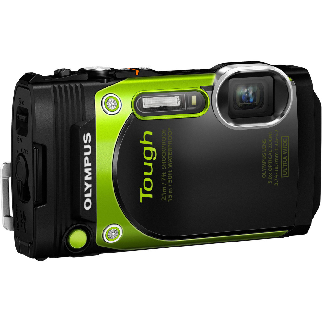 Цифровий фотоапарат Olympus Tough TG-870 Green (Waterproof - 15m; Wi-Fi; GPS) (V104200EE000) - зображення 8