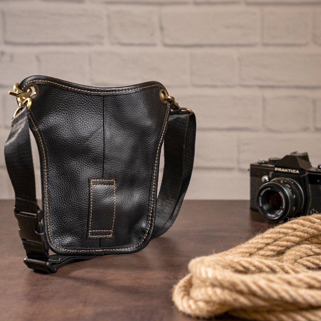 Сумка Vintage На пояс Чорна (14659) - зображення 8