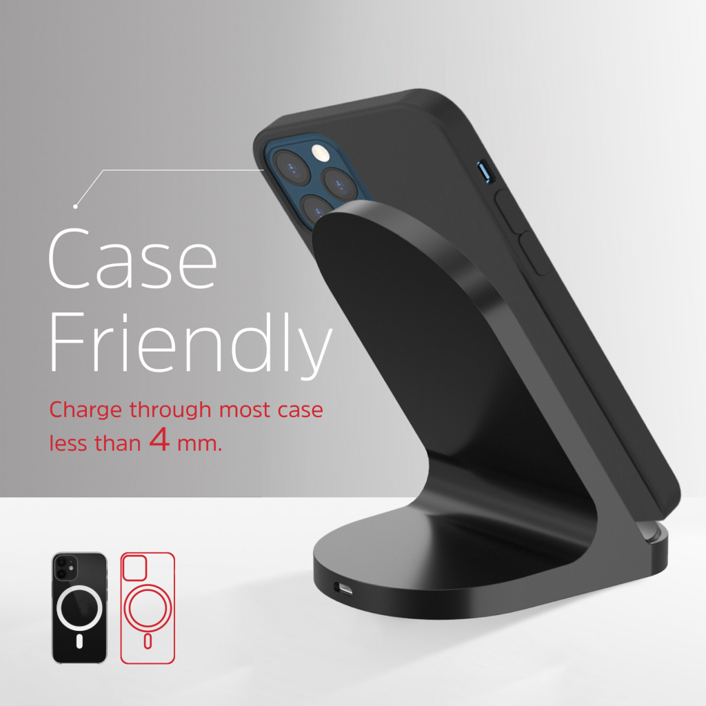 Зарядний пристрій Energizer Qi 15W wireless WCP108 black (WCP108) - зображення 12