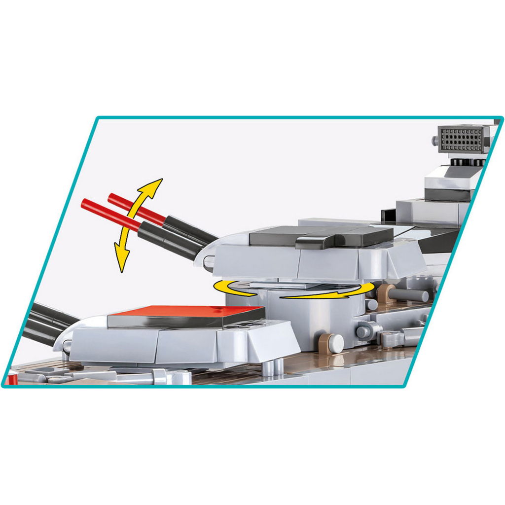Конструктор Cobi Лінкор Бісмарк 1:300, 2789 деталей (COBI-4841) - зображення 5