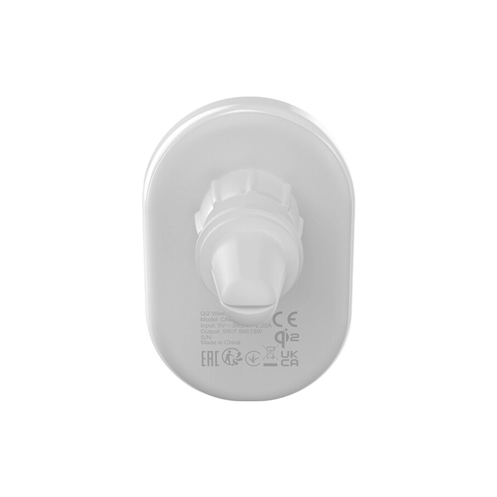 Універсальний автотримач Canyon OnGrip 105 15W Qi2 Wireless White (CNS-CCH105W) - зображення 4