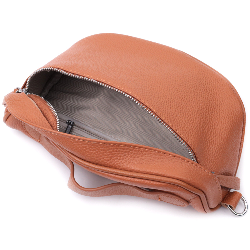 Сумка Vintage З натуральної шкіри Руда (22658) - зображення 9