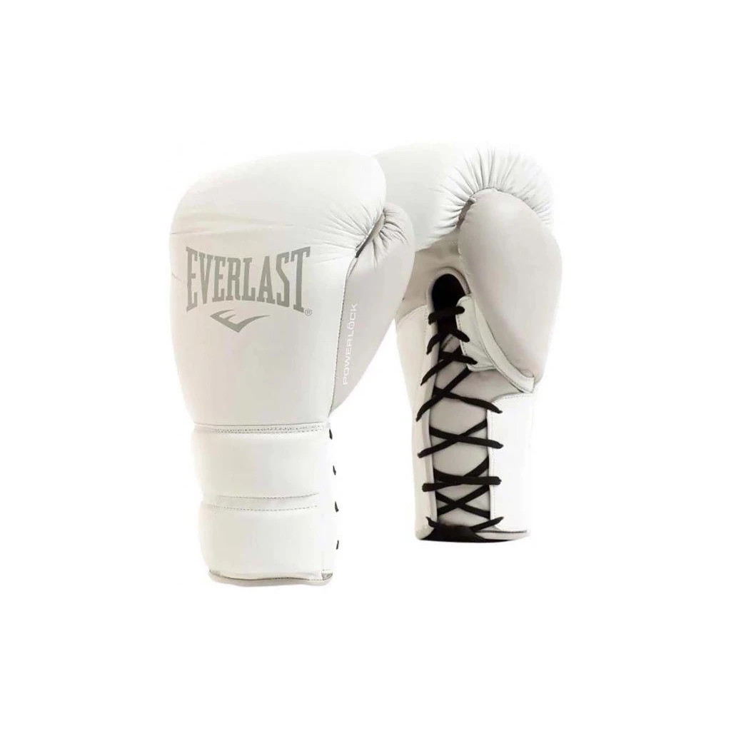 Боксерські рукавички Everlast Powerlock 2 Pro Lace 896910-70-814 білий 14 oz (009283609160) - зображення 1