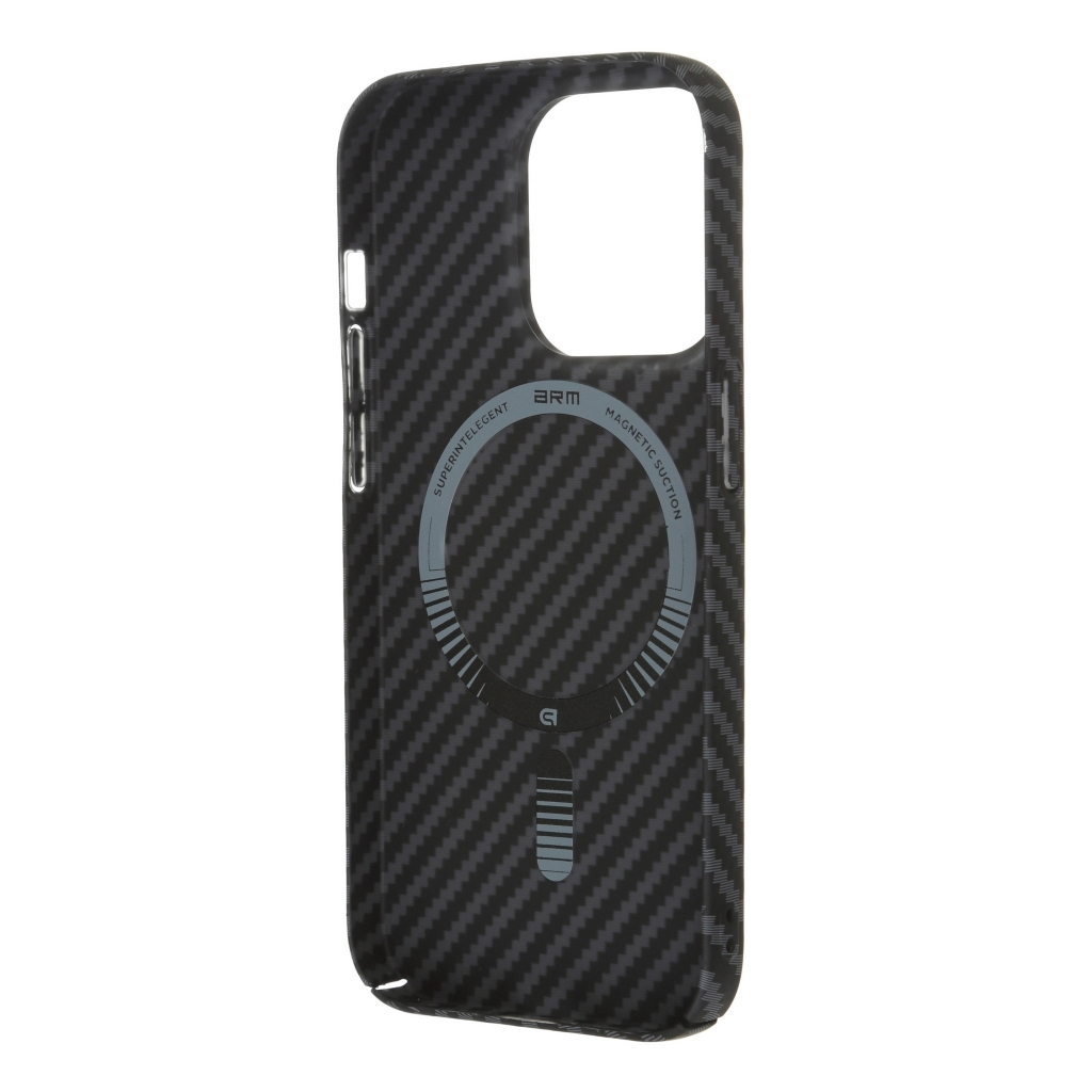 Чохол до мобільного телефона Armorstandart LikeCarbon MagCase Apple iPhone 14 Pro Black (ARM66365) - зображення 2