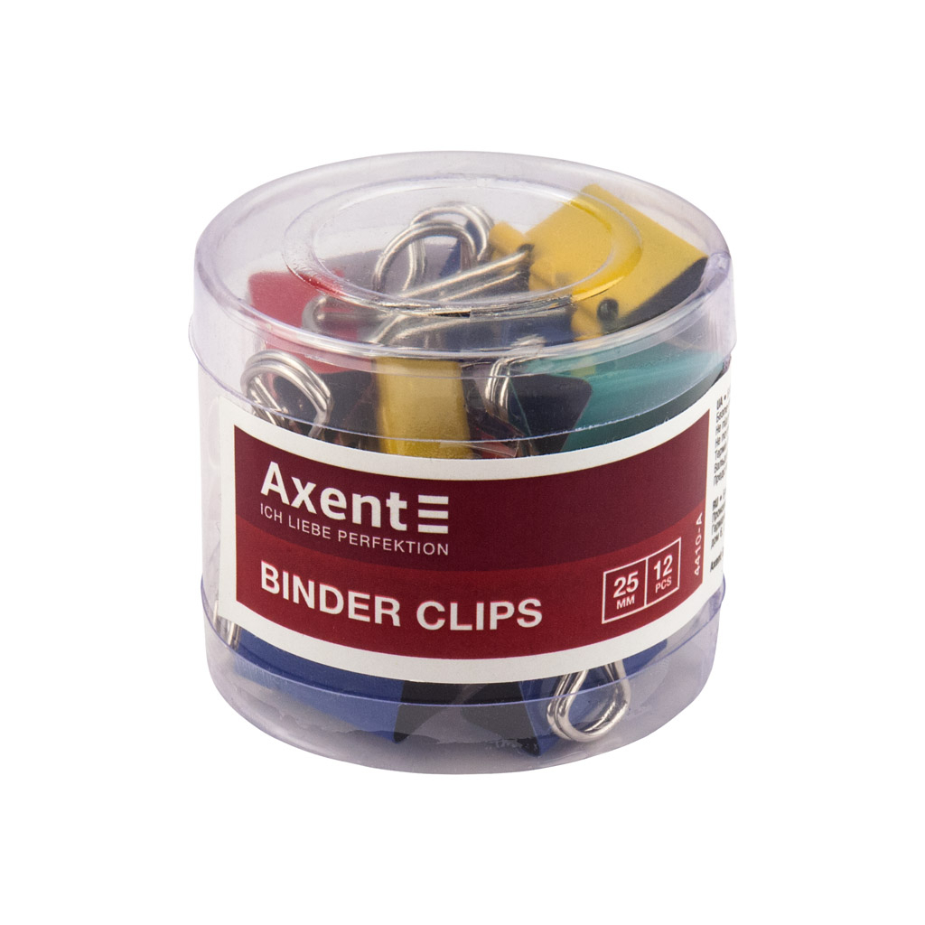 Біндер металевий Axent 25 мм, 12шт, color (4410-A) - изображение 2