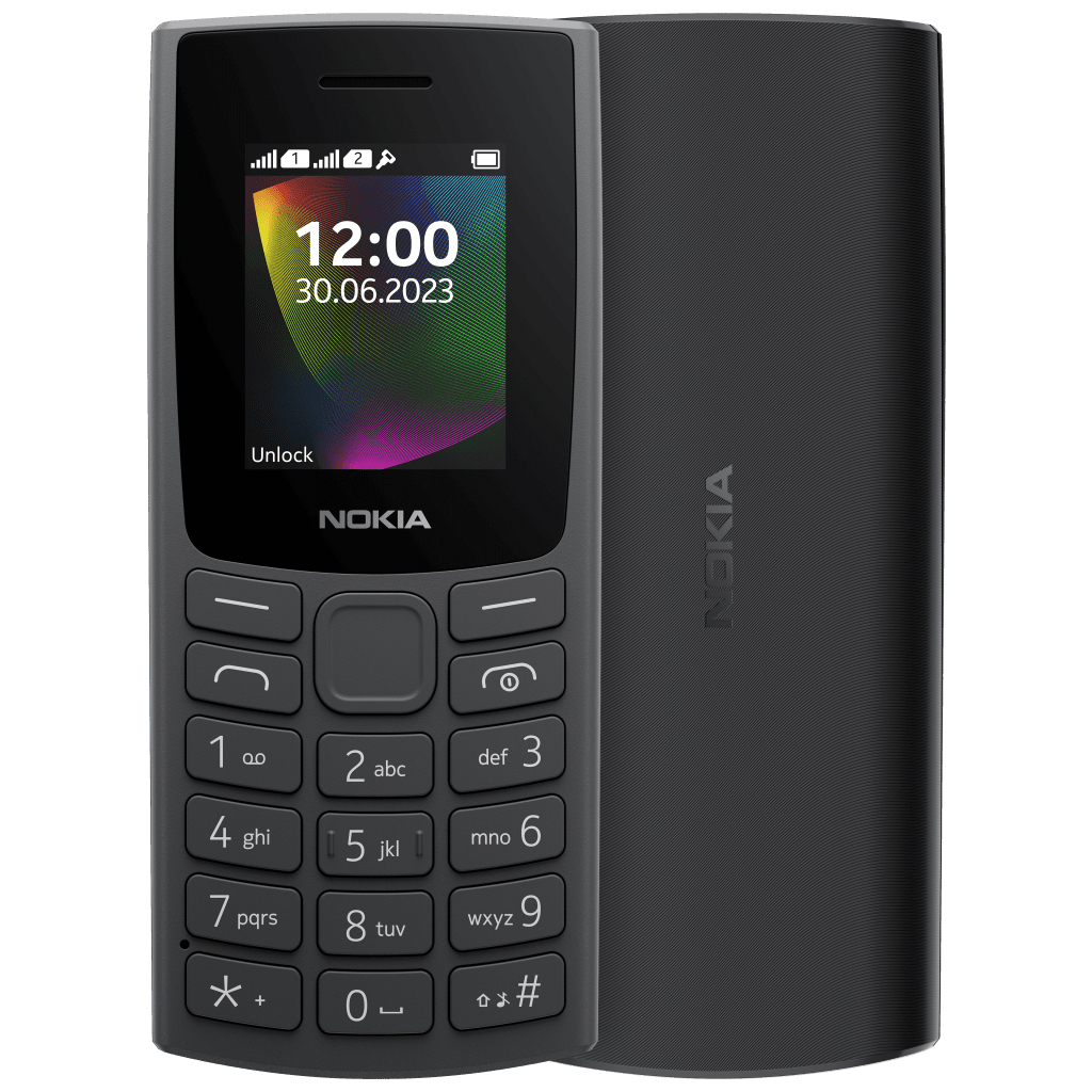 Мобільний телефон Nokia 106 DS 2023 Charcoal (1GF019BPA2C01) - зображення 1