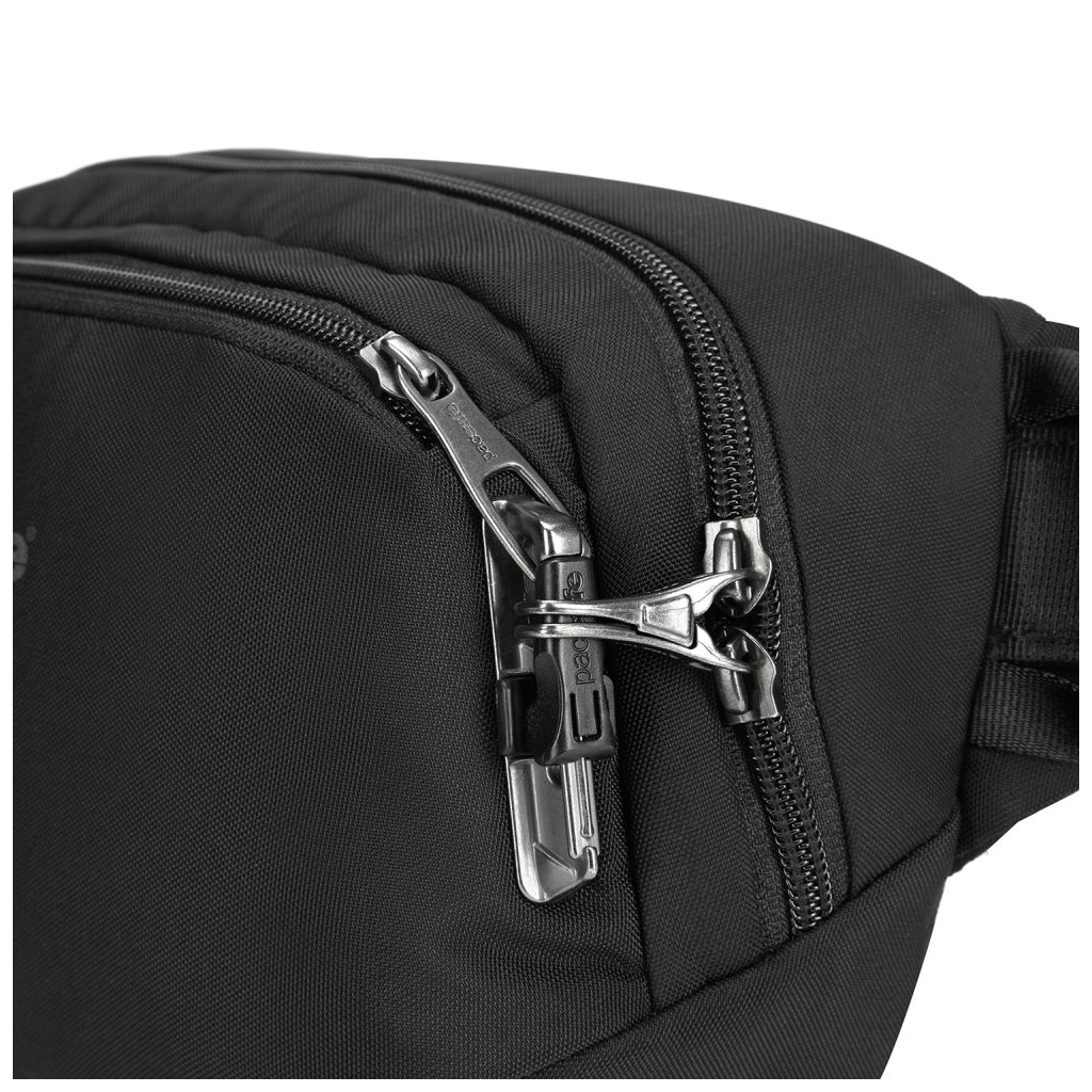 Сумка-бананка Pacsafe Vibe 100 hip pack, чорна (60141130) - зображення 6