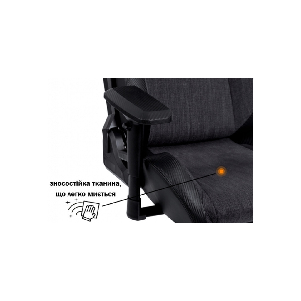 Крісло ігрове GT Racer X-8005 Dark Gray/Black - зображення 8