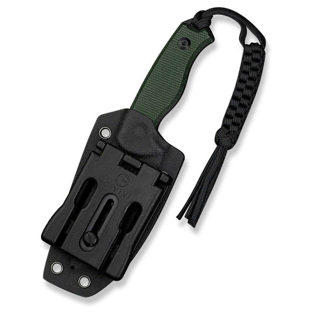 Ніж Civivi Timberbark, Green Micarta, Darkwash (C23094-3) - зображення 6