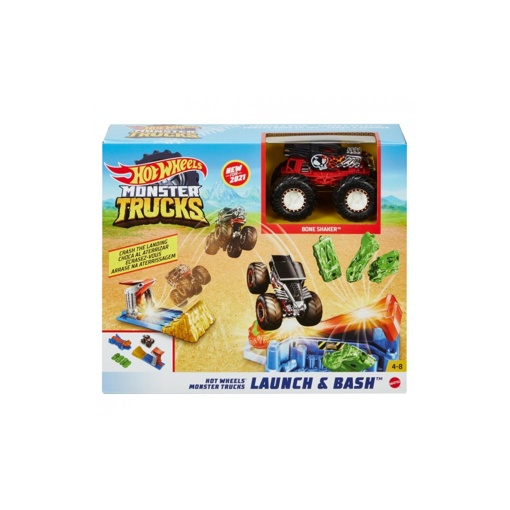 Автотрек Hot Wheels Монстро-стрибок серії "Monster Trucks" (GVK08) - зображення 7