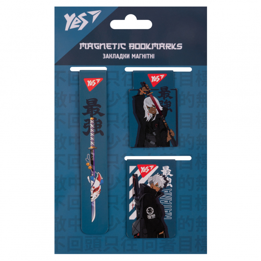 Закладки для книг Yes магнітні Anime 3 шт (708359) - зображення 2