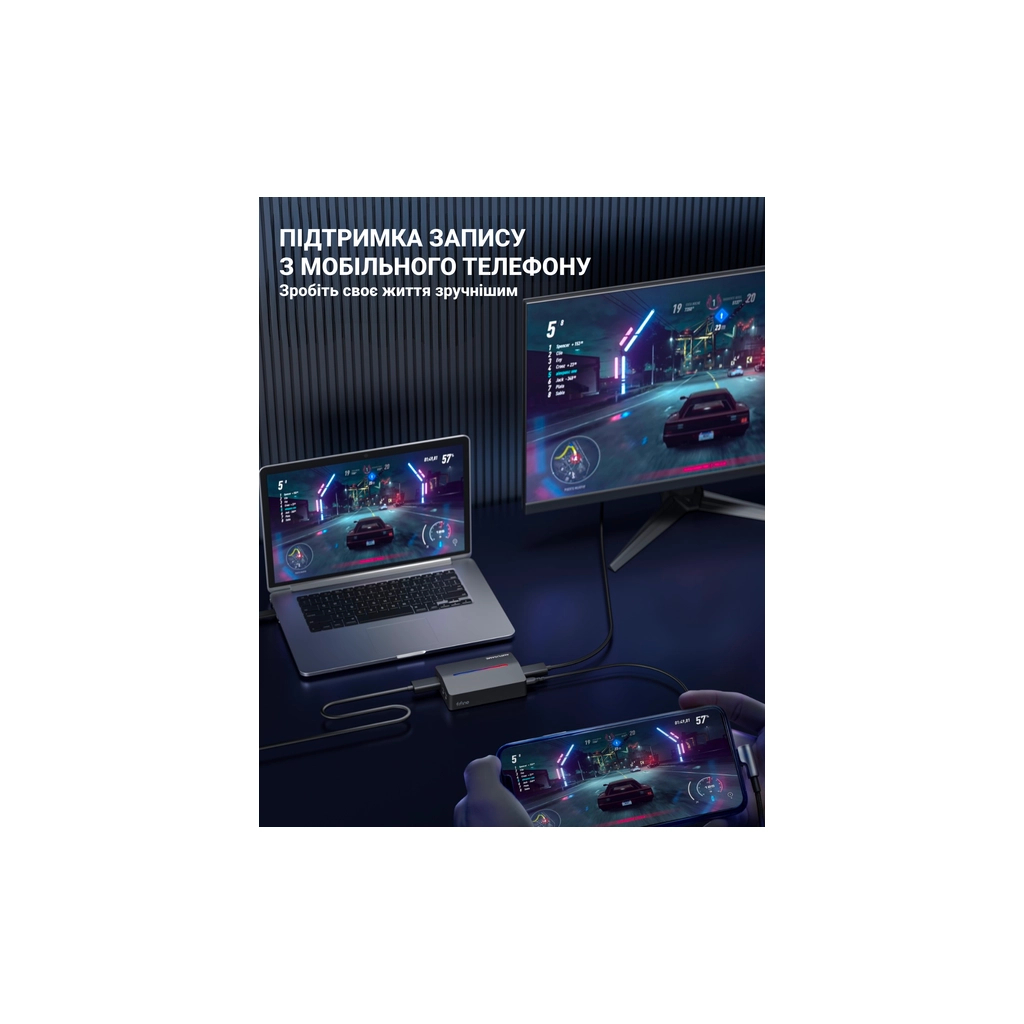 Пристрій захоплення відео Fifine V3 Game collection card (V3) - изображение 8