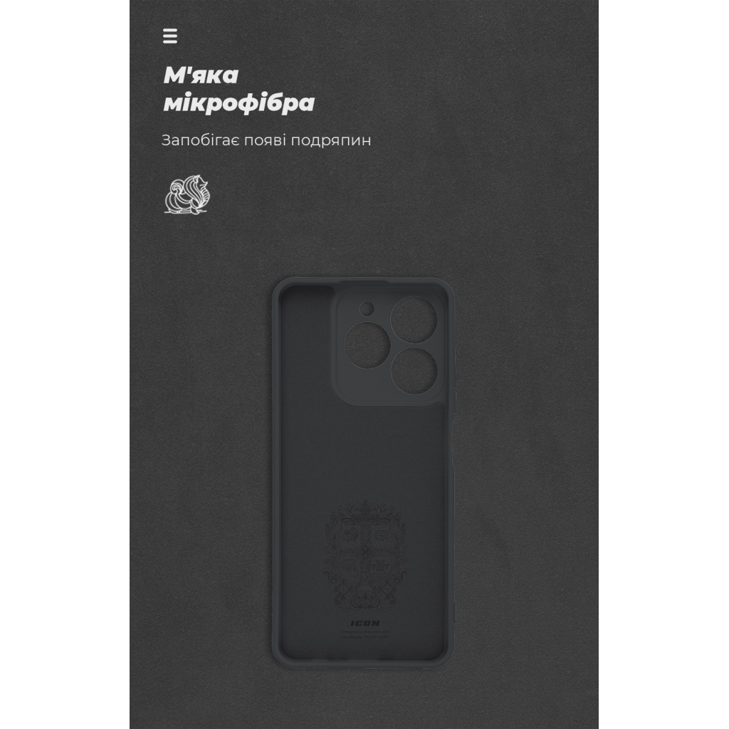 Чохол до мобільного телефона Armorstandart ICON Realme C61 4G Camera cover Black (ARM80555) - зображення 4