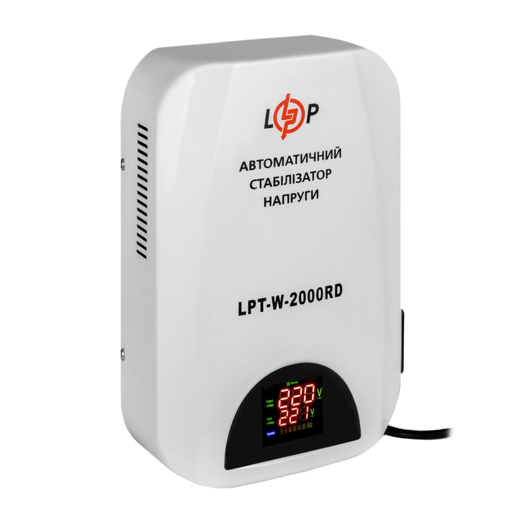 Стабілізатор LogicPower LPT-W-2000RD (1400Вт) - зображення 3