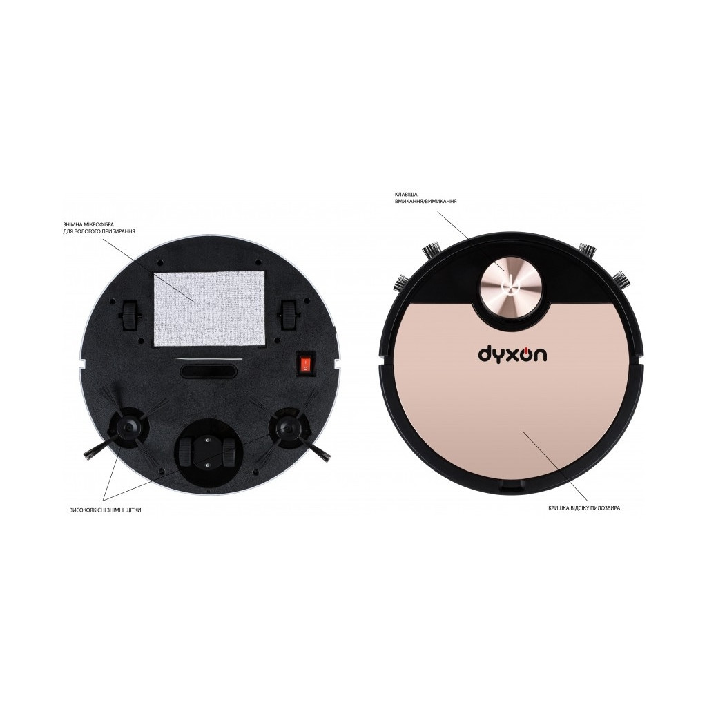 Пилосос DYXON MEGAVAC 3000 black-bronze - зображення 5