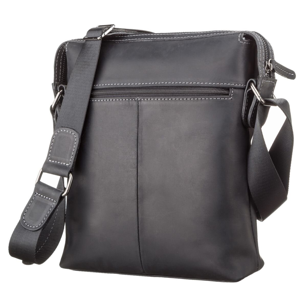 Сумка Shvigel Шкіряна Чорна (11098) - зображення 2