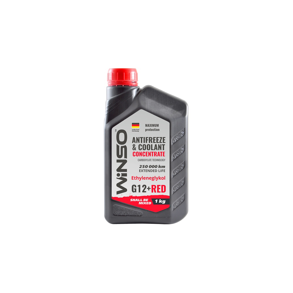 Антифриз WINSO COOLANT CONCENTRATE WINSO RED G 12+ концентрат 1kg (881000) - зображення 1