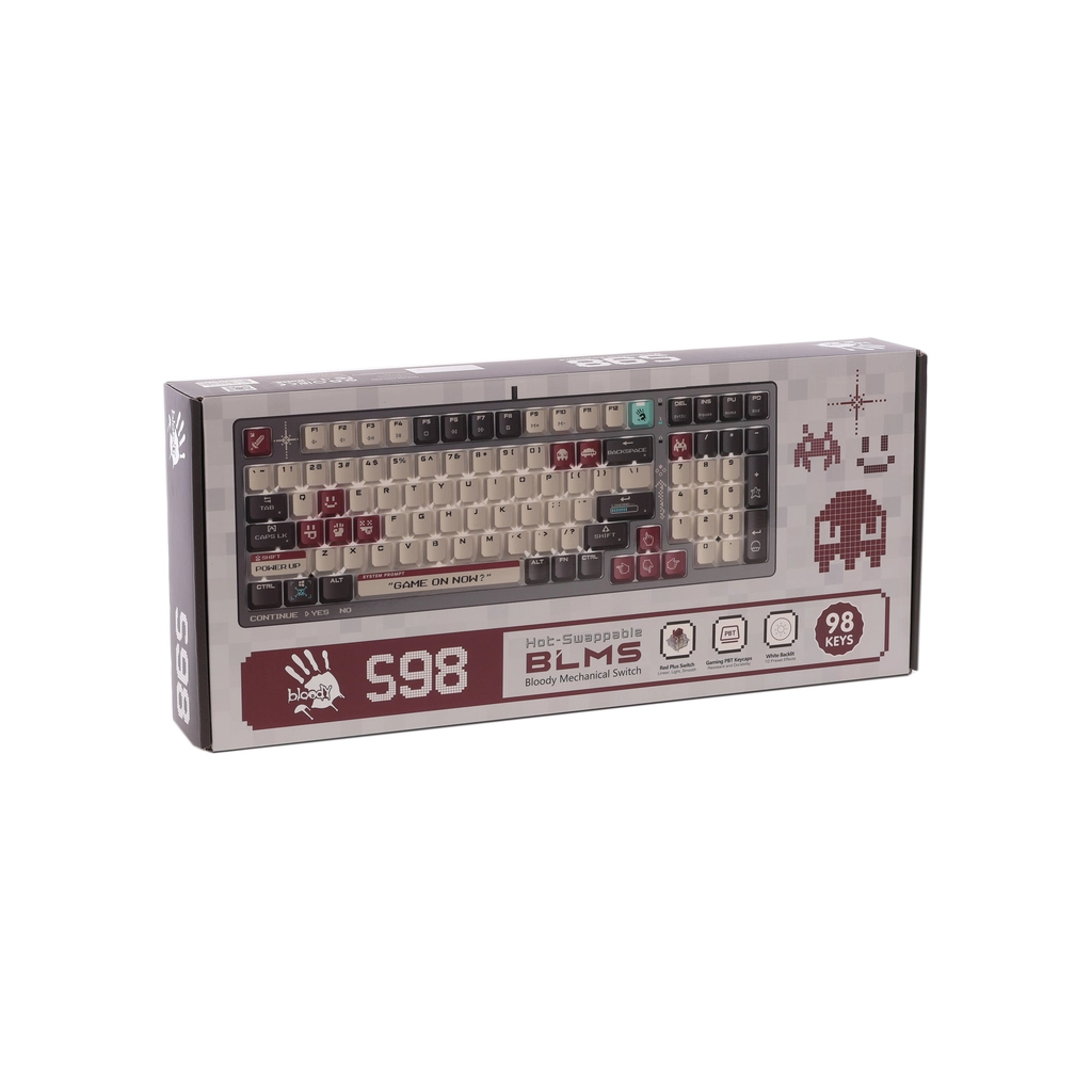 Клавіатура A4Tech Bloody S98 USB Pixels Red (4711421001120) - зображення 4