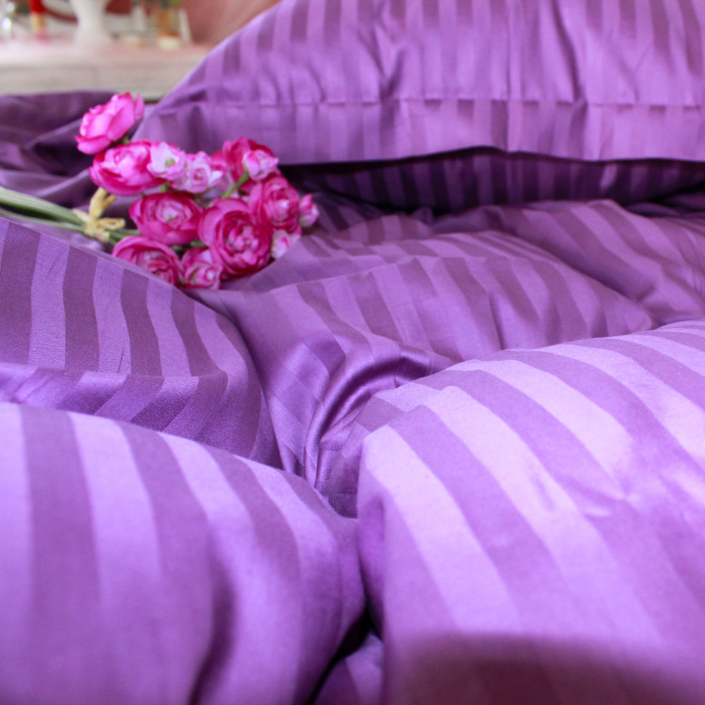 Постільна білизна MirSon Satin 30-0009 Purple 160х220 Сімейний (2200005250754) - зображення 5