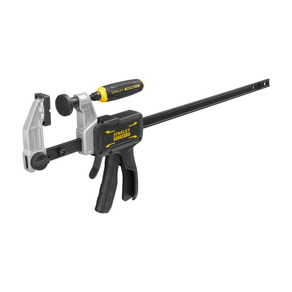 Струбцина Stanley FatMax гібридна, 450мм, тиск мін/макс 136/374 кг (FMHT83007-0) - зображення 2