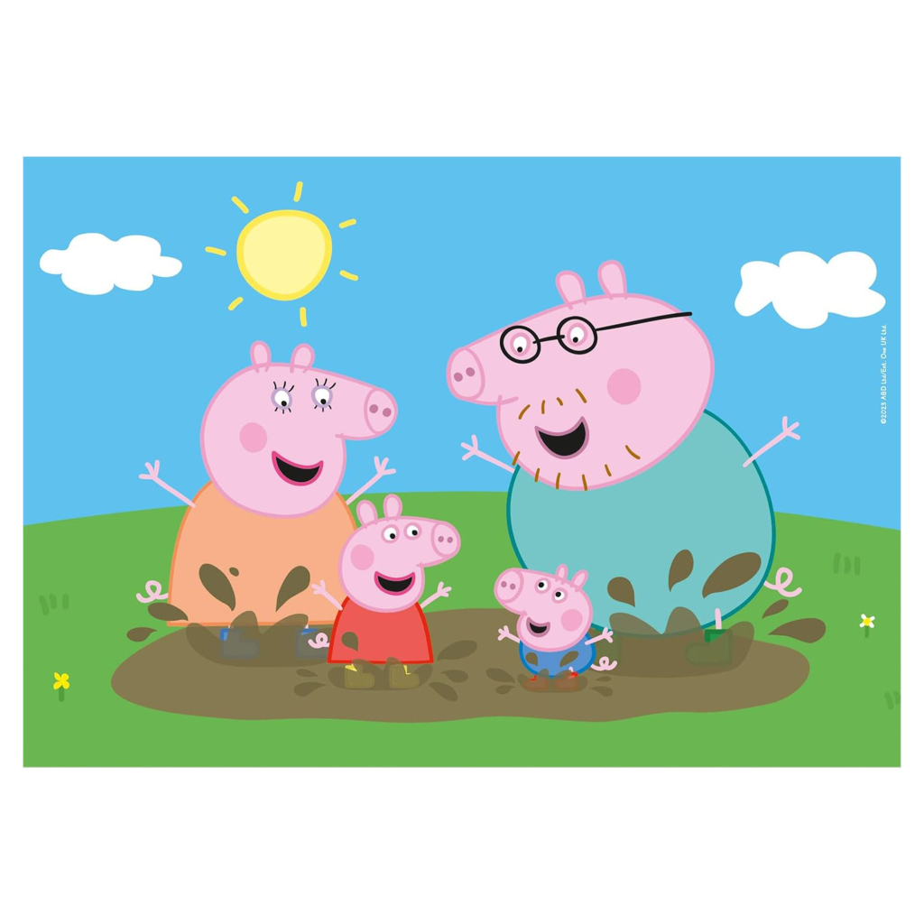 Пазл Clementoni 2 в 1 Peppa Pig, 2 по 20 елементів (24797) - зображення 3