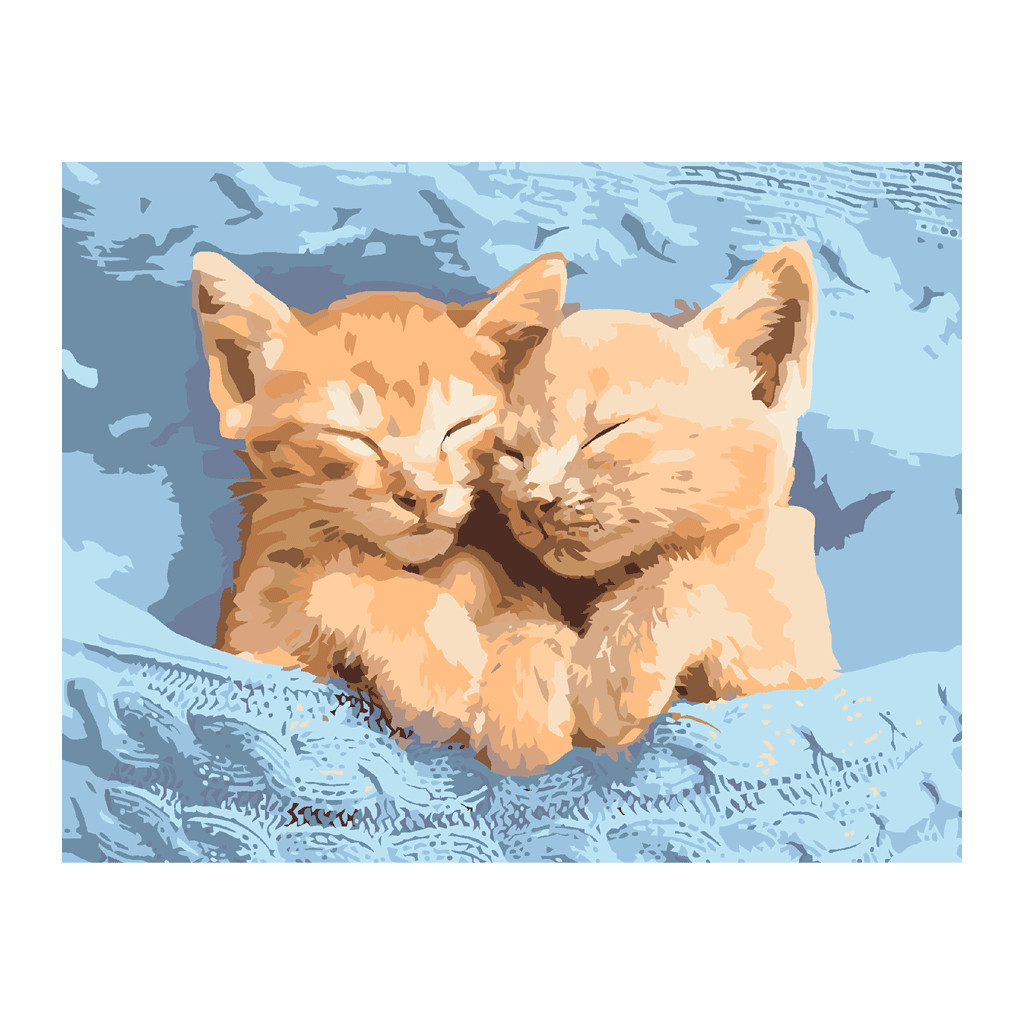 Картина по номерам Rosa Star Милі кошенята 35х45 см (4823098525318) - зображення 1