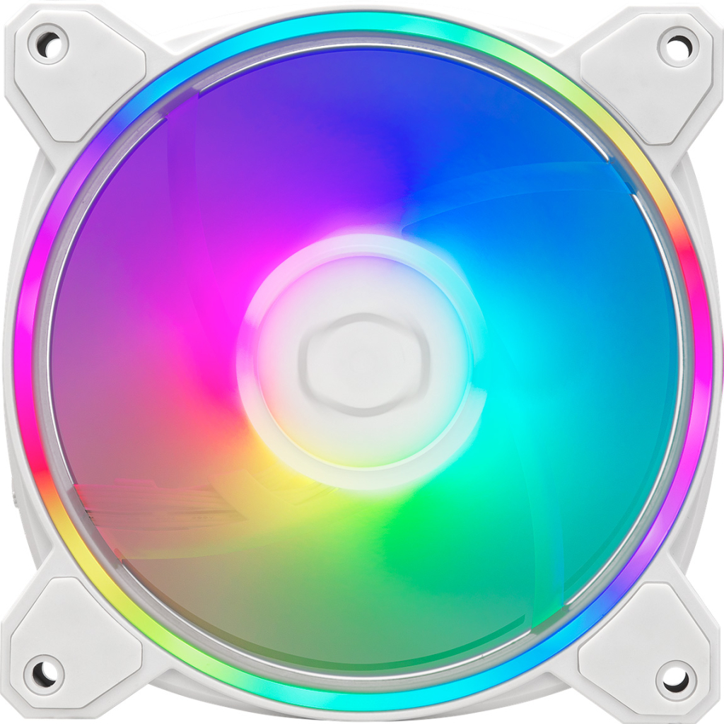 Кулер до корпусу CoolerMaster MasterFan MF120 Halo2 3 in 1 White (MFL-B2DW-213P2-R2) - зображення 2