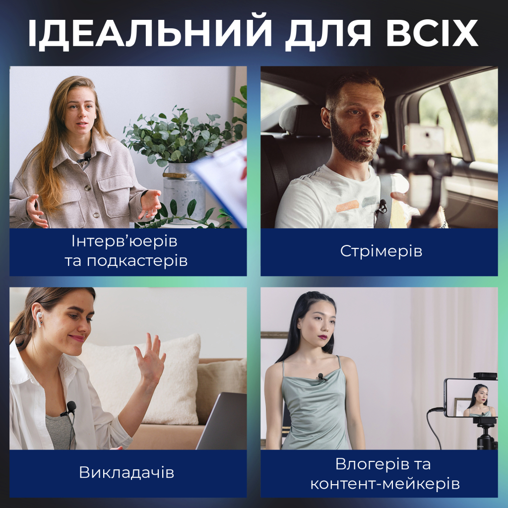 Мікрофон Boya BY-M1 Pro II Black (BY-M1 Pro II) - изображение 15