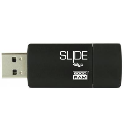 USB флеш накопичувач Goodram 8GB Sl!de Blue USB 2.0 (PD8GH2GRSLBR10) - зображення 3