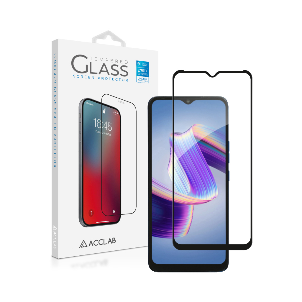 Скло захисне ACCLAB Full Glue Tecno Pop 5 LTE (1283126535345) - зображення 7