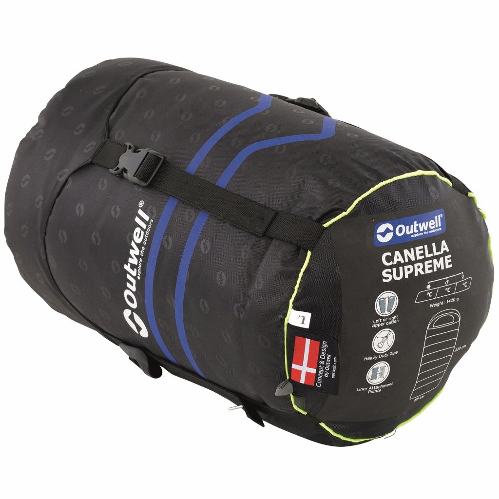 Спальний мішок Outwell Canella Supreme -1C Forest Green Left (928834) - зображення 8