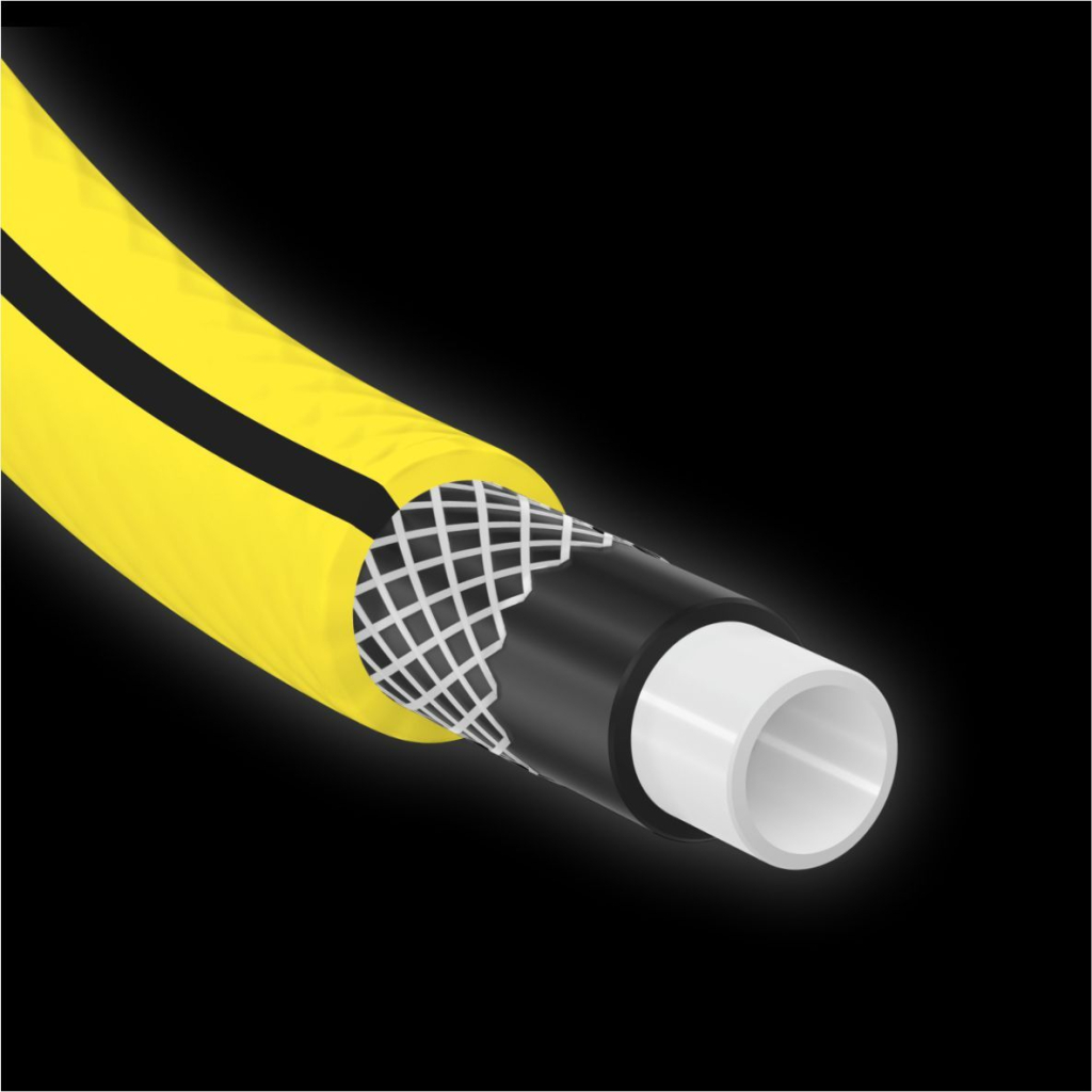 Шланг для поливу Cellfast 4YELLOW 3/4" 20м, 4 шари, до 20 Бар, -10…+50°C (10-520) - зображення 4