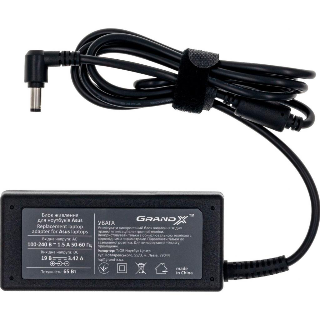 Блок живлення до ноутбуку Grand-X Asus (19V 3.42A 65W) 5.5x2.5mm (AS65W25C) - зображення 1