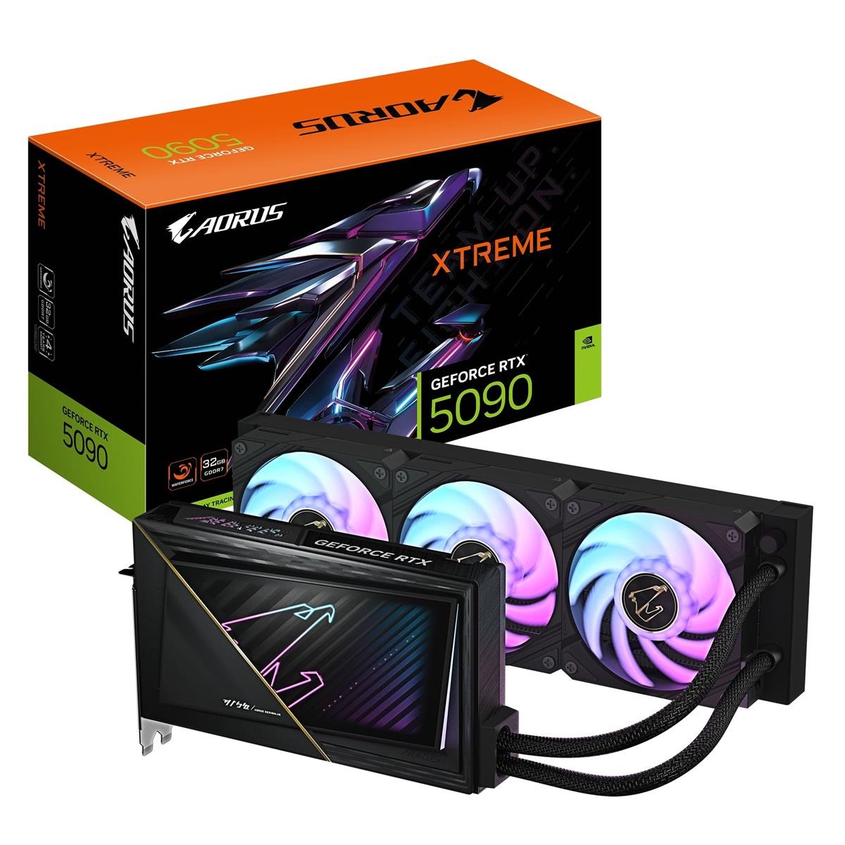 Відеокарта GF RTX 5090 32GB GDDR7 Aorus Xtreme Waterforce Gigabyte (GV-N5090AORUSX W-32GD) - зображення 5
