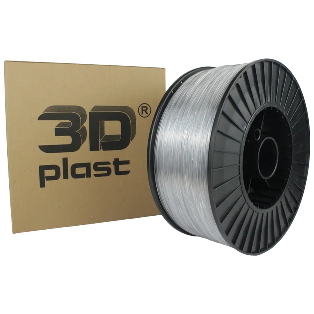 Пластик для 3D-принтера 3Dplast PETG 1.75мм, 3кг, transparent (3DPTG1753CLER) - зображення 1